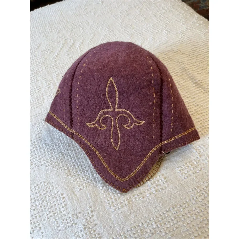 Russian Wool Felt Viking Cosplay Ren Fair Festival Medieval Hat Cap Womens S
